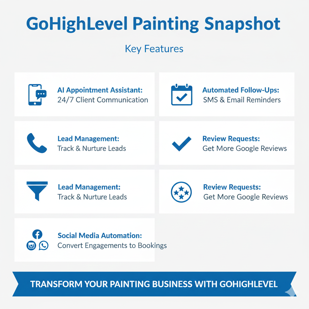 GoHighLevel Painting Snapshot